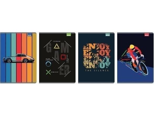 Notebook A5/60K-linje uten navn - Gutt (5 stk)