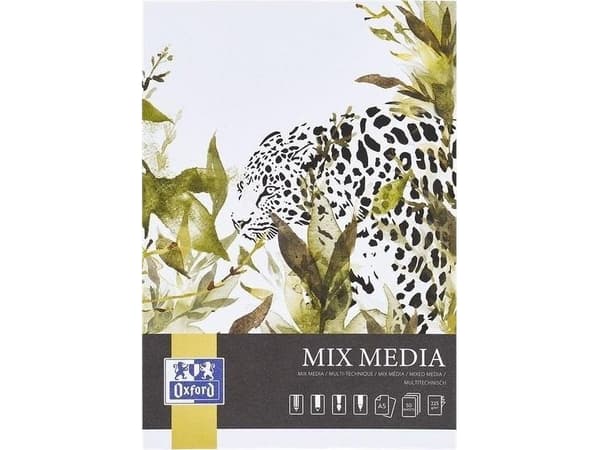 Art block A5/50K mix media 225g liimattu