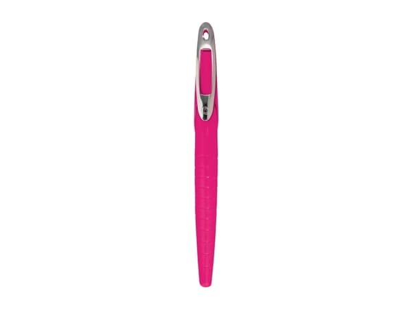 Herlitz my.pen, vaaleanpunainen, valkoinen, patruunan täyttöjärjestelmä, sininen, kumi, ruostumaton teräs, 1 kpl