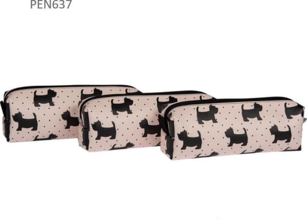 One-compartment pencil case terrier