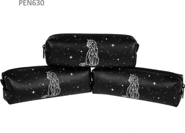 One-compartment pencil case star constellation Cat