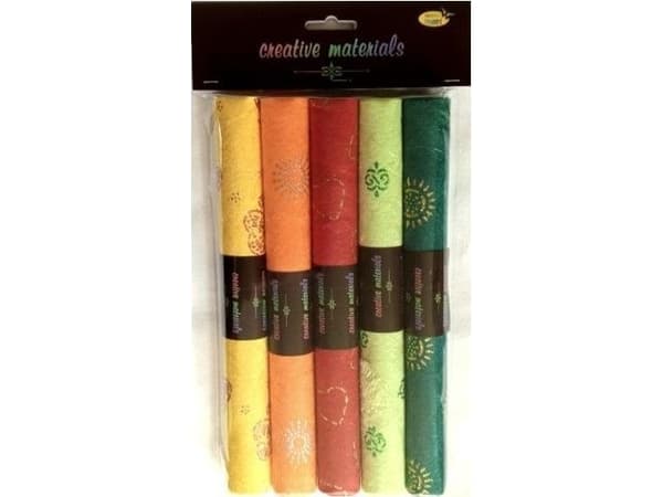 Decorative handmade paper gm 100 25x35cm 5 ark