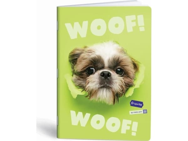 Notebook A5/32K checkered Woof mix (10pcs) MAR MAR