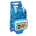 Miniatyrbild 1 av 3: School Rucksack with Wheels The Paw Patrol Pups rule Blue 20 x 28 x 8 cm