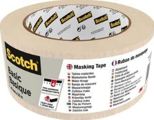 3M 7100210914, Allsiding maskeringstejp, Beige, 1 dagar, 50 m, 48 mm