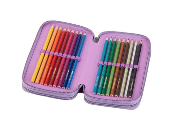 Faber-Castell 573040, Mykt penal, Fiolett, Bilde, Glidelås