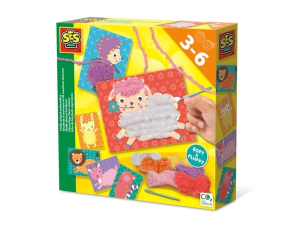 SES SES Fluffiga broderidjur 14043 40434