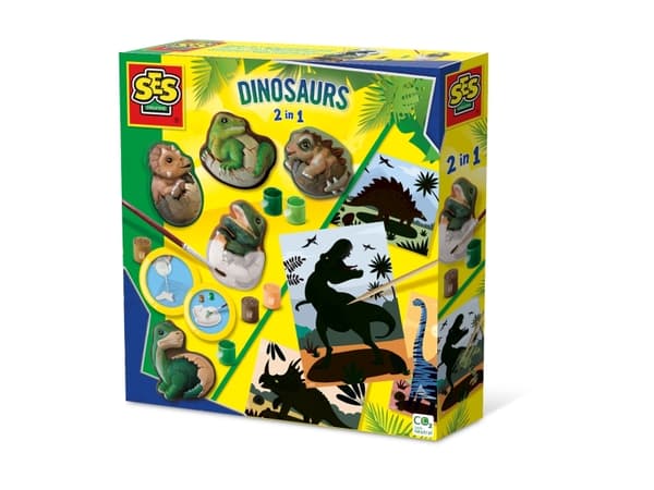 SES SES SES Kipsivalokset Dinosaurukset 2in1 01408 14087