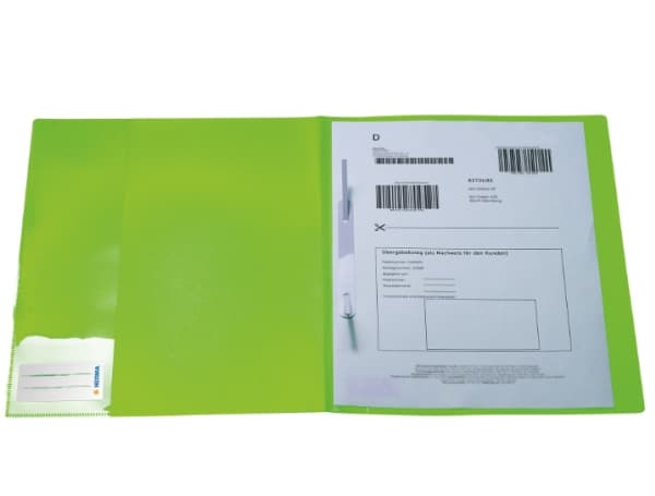 HERMA 19639, A4, Polypropeeni (PP), Vihreä, Muotokuva, 240 mm, 310 mm