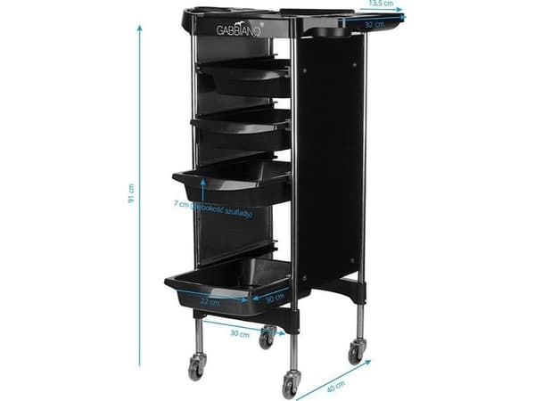 Activeshop Gabbiano frisör FX11-2 svart