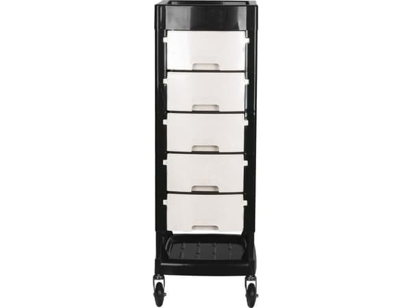 Activeshop Gabbiano frisörassistent FT65 svart/vit
