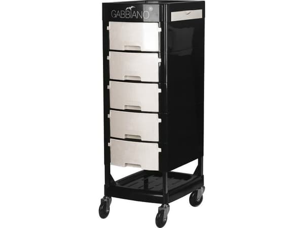Activeshop Gabbiano frisörassistent FT65 svart/vit