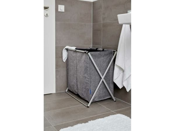 WENKO 62151100, 120 l, Rektangulær, Aluminium, Polyester, Grå, 590 mm, 380 mm