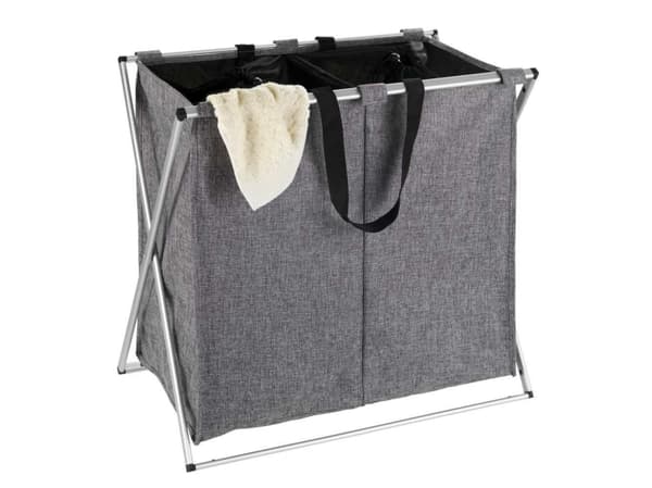WENKO 62151100, 120 l, Rektangulær, Aluminium, Polyester, Grå, 590 mm, 380 mm