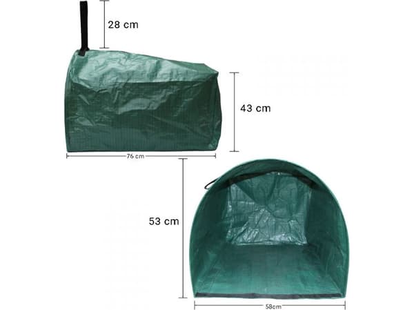 Bradas papperskorg 200L grön (BX11343)