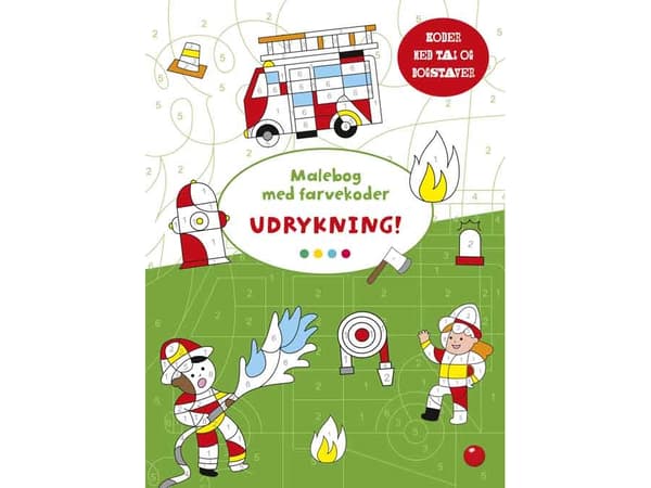 Färgkodad målarbok: Utrop!