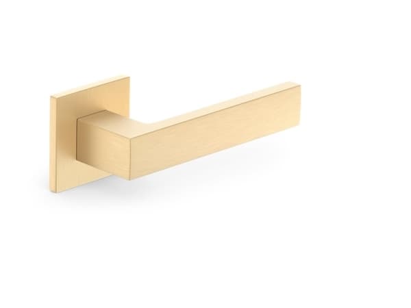 Metal-Bud Handle Door Cube Q Slim Gold