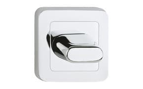 Metal-Bud Wc Escutcheon On Square Roset, Chrome