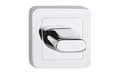 Miniatyrbilde 2 av 2: Metal-Bud Wc Escutcheon On Square Roset, Chrome