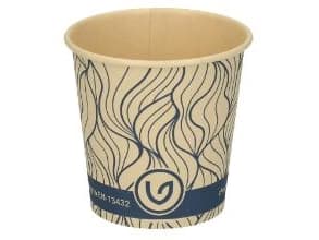 Kahvikuppi Bambu Ø62x60mm 10cl 4oz Single wall For Espresso Natur FSC Verive,40 ps x 50 kpl/crt