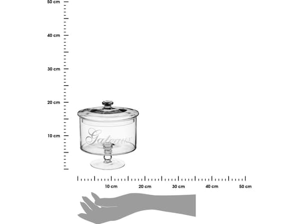 5five Köksbehållare Konfektyr Livsmedel Glas 1,8L