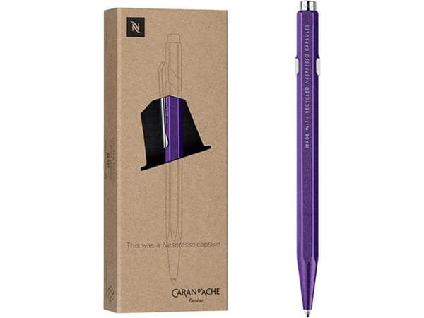 Caran d`Arche CARAN D'ACHE 849 Nespresso Arpeggio kulepenn, M, i boks, lilla