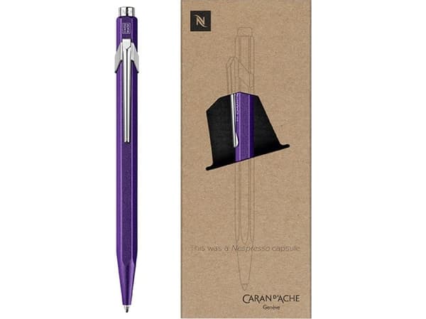 Caran d`Arche CARAN D'ACHE 849 Nespresso Arpeggio kulepenn, M, i boks, lilla