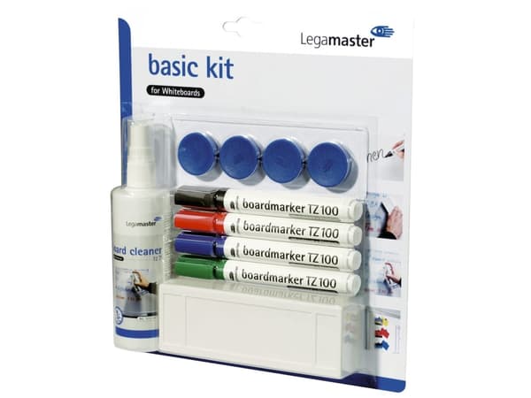 Legamaster BASIC tillbehörssats för tavla 10-delar, Tillbehörssats, Multifärg, Legamaster UNIVERSAL, 225 mm, 45 mm, 255 mm