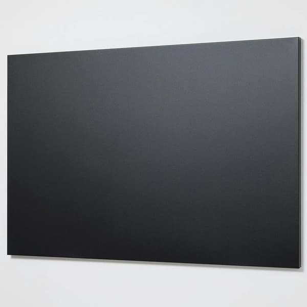 Magnetisk Kridttavle i stål 60 x 90 cm. Sort