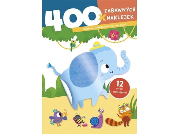 400 roliga klistermärken - Elefant