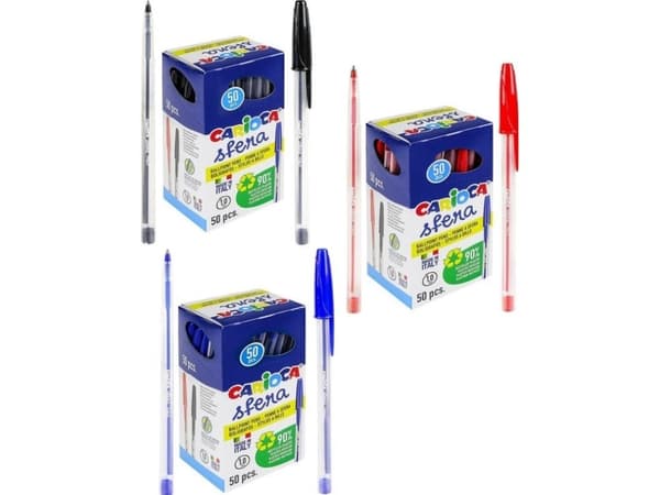 Carioca Sfera rödpennor (50 st) -