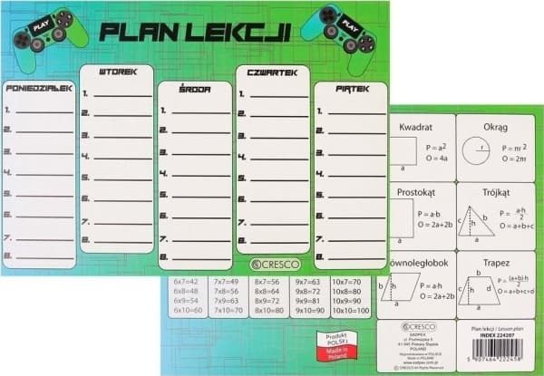 Leksjonsplan A5-blokk (25 stk)