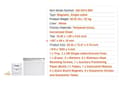 Miniatyrbild 1 av 2: Magnetiskt Glas Whiteboard, Väggmonterad, Ramfritt Glasboard, Vit 36x24 tum