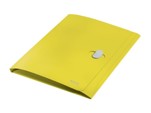 Leitz Recycle - 3-fliksmappe - for A4 (210 x 297 mm) - kapasitet: 250 ark - gul