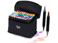 Miniatyrbild 1 av 2: Extralink | Alcohol marker set | 80 colors, dual tips