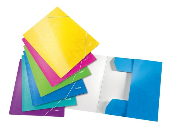 Leitz WOW - 3-fliksmappe - for A4 (210 x 297 mm) - kapasitet: 250 ark - tilgjengelig i ulike farger