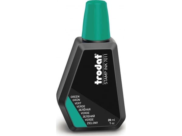 Trodat 7011 GREEN, Blekkpatron, Grønn, Trodat, Sort, 44 mm, 22 mm