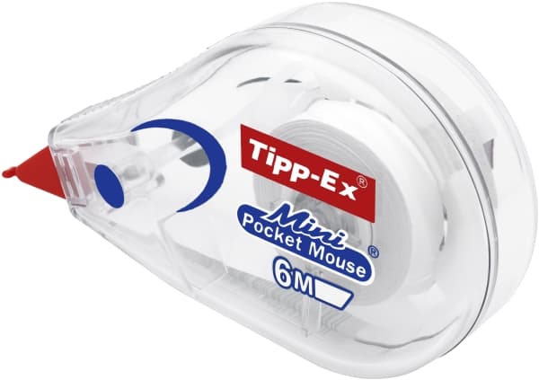Tipp-Ex Mini Pocket Mouse Rettetape – 6 m x 5 mm, 10 stk. i Boks - (10 stk.)