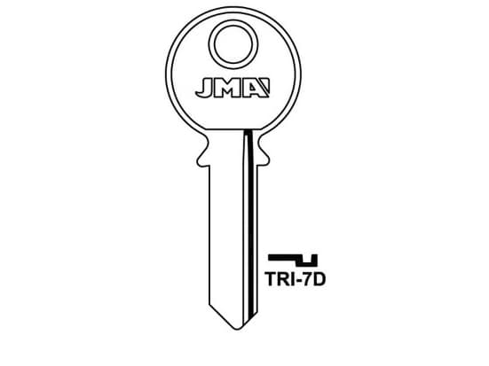 Jma tyhjä avain Trc40 (Tri-7D) Tri Circl (kolminkertainen ympyrä)