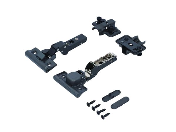 Suki Hinge Set 35 Mm 110 Half Overlay Black