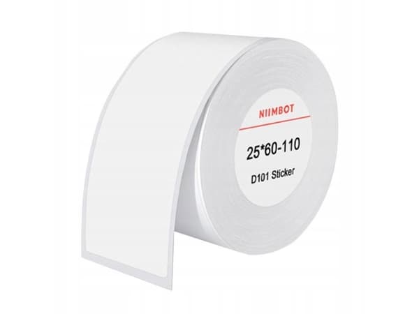 Niimbot-lämpötarrat T25*60-110 Valkoinen