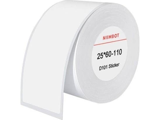 Niimbot-lämpötarrat T25*60-110 Valkoinen
