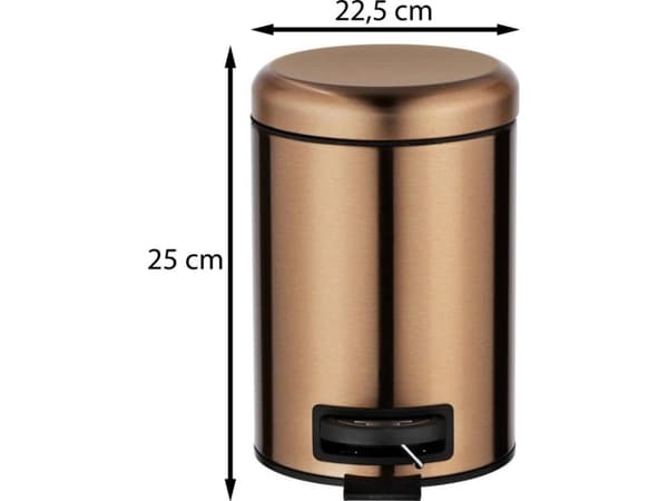 Wenko poljettava jäteastia kupari (50765)
