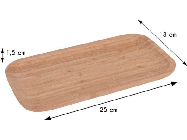 Art-Pol Bambusfat til snacks 25x13 cm