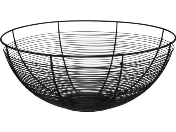 5five Black METAL BIN 32 cm För frukt Grönsaker Tallrik