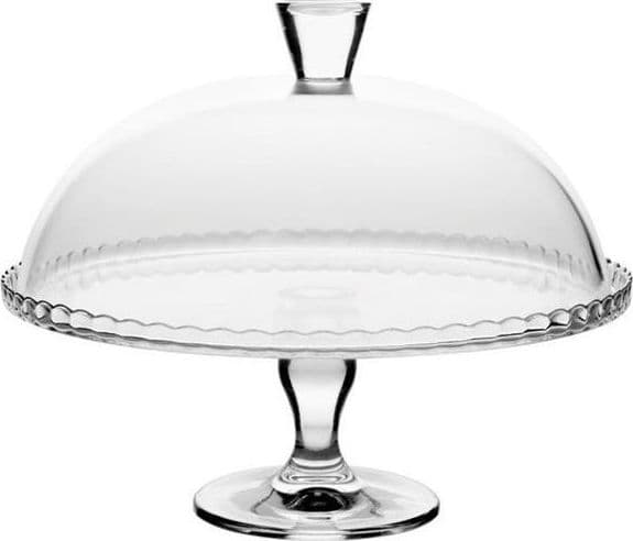 Pasabahce Glasfat med glasskärm 32cm för tårta Tårta Pasabahce universal