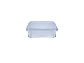 Bøtte 1500ml L195xB195xH61mm PP 24 stk/ps Klar,24 stk/ps - (24 stk.)