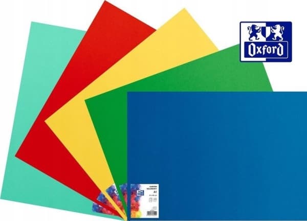 Oxford Cardboard Oxford A1 160g röd, RÖD
