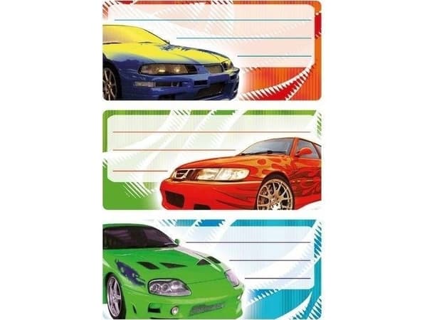 HERMA 5599, Monivärinen, Suorakulmio, Kiinteä, Paperi, 9 kpl, 3 kpl