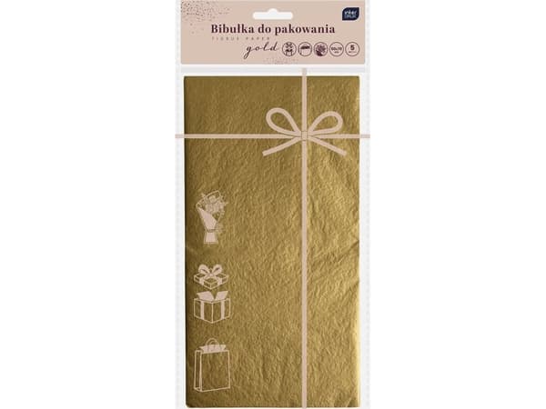 Interdruk Pakking silkepapir 50x70cm 5 gullark